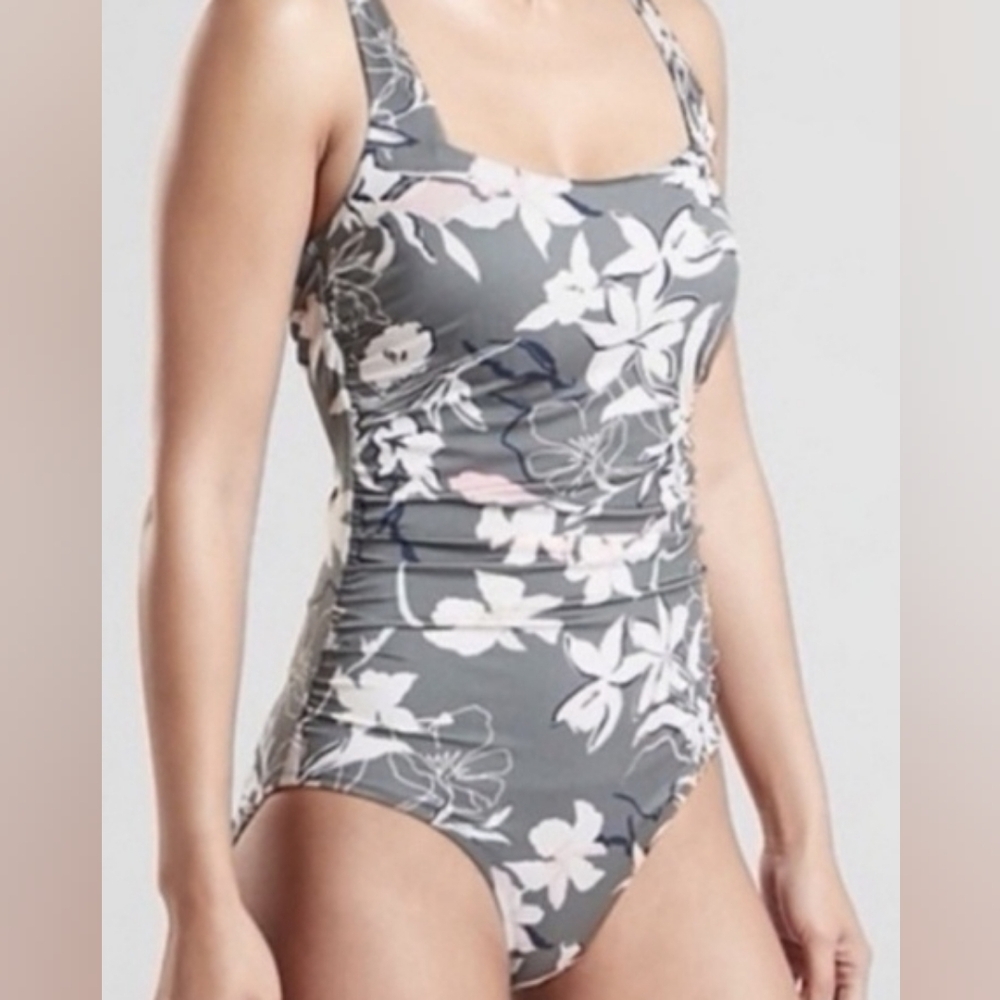 NWT ATHLETA AQUALUXE WILDFLOWER ONE PIECE SWIMSUIT.